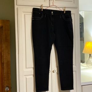 Black jeans with silver accents